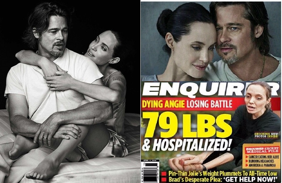 A carta de amor de Brad Pitt que emocionou o mundo enquanto Angelina Jolie estava hospitalizada com 35kg a beira da morte