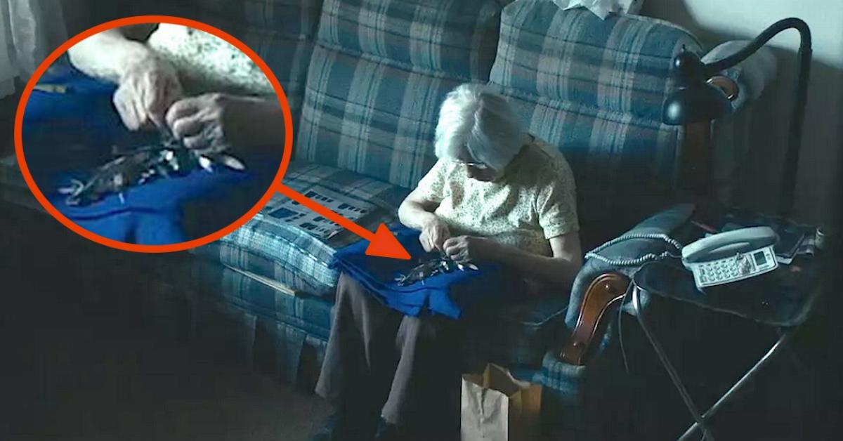 Uma camera mostra o que esta idosa de 98 anos faz diariamente. O mundo chora com a verdade.