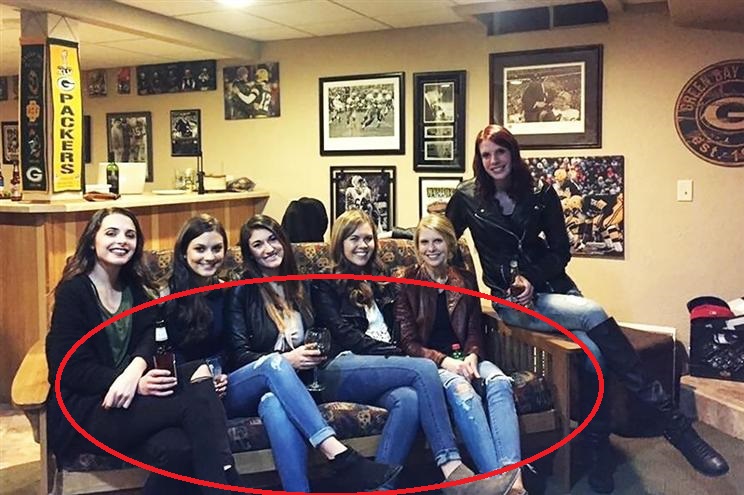 Esta imagem das 6 amigas no bar lançou duvidas na internet, poucos conseguiram resolver!