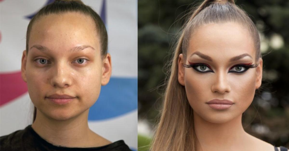 20 fotos que revelam como alguém pode mudar com maquiagem. A n° 19 é dura, mesmo para uma estrela de Hollywood