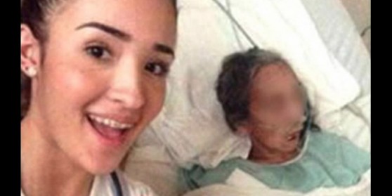 Estudante de Medicina tirou Selfie a rir de paciente as portas da morte! Acaba por ser massacrada!